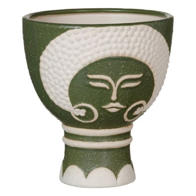 Kruka Keramik Grön 19 x 19 x 22 cm