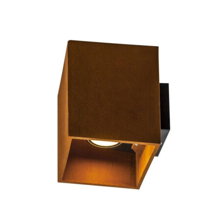 Rusty® Up/Down Square Udendørs Væglampe 3000/4000K Rust - SLV