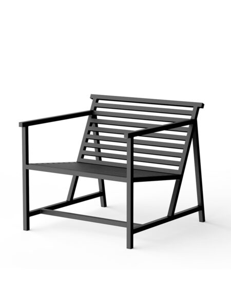Lounge Chair, sort fra 19 Outdoors