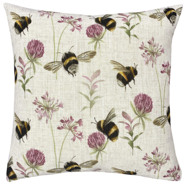 Country Bee Garden Cushion Multi, Multi / 43 x 43cm / Polyester Filled