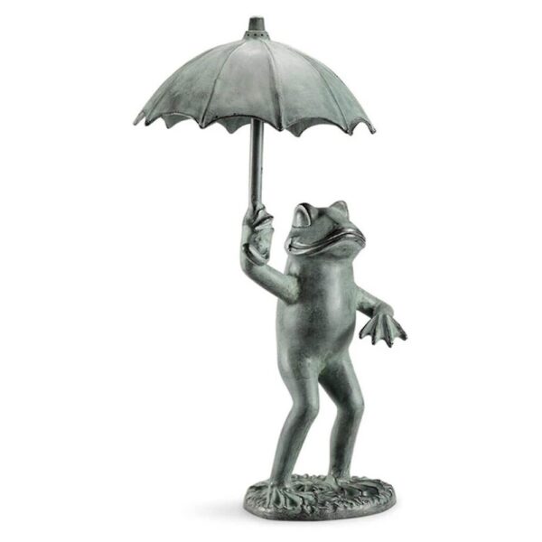 Paraply Frog Garden Statue