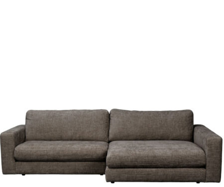 Rowico Home Duncan sofa - Robin mellemgrå - højrevendt chaiselong - 258 cm