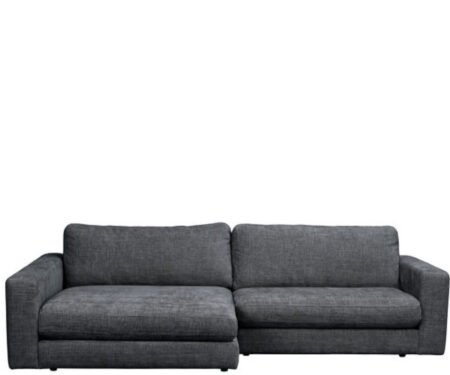 Rowico Home Duncan sofa - Robin mørkegrå - venstrevendt chaiselong - 258 cm