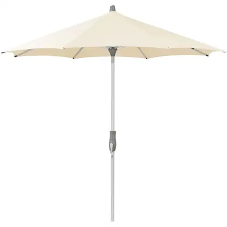 Glatz, Alu-twist parasol 330 cm fabric 150 ecru offwhite