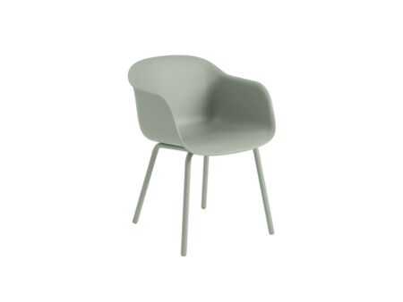 Muuto - Fiber Outdoor Armchair - Havestol - Grey - H77 x W54,4 x D56 cm