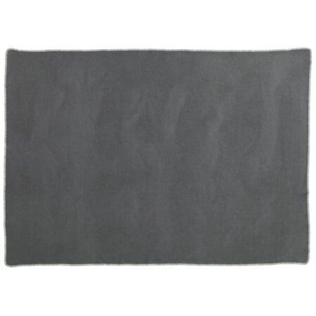 Pappelina, Blanket tæppe 140x200 cm ylva dark grey / charcoal