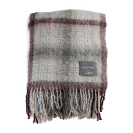 Stackelbergs Mohair plaid Camel/Beige/Fired Earth