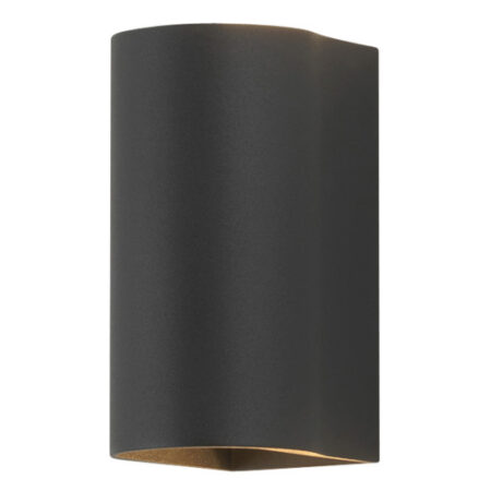Astro Dunbar udendørs væglampe, sort, H16 cm