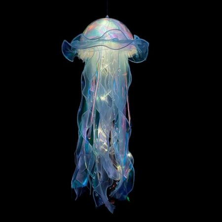 Farve DIY Jellyfish Lamp Lantern Jellyfish Light Lantern