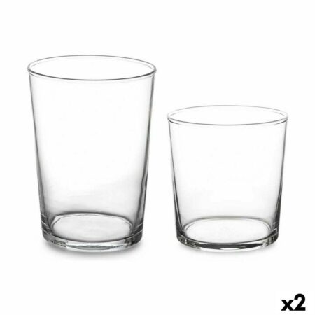 Glassæt Bistro Gennemsigtig Glas (380 ml) (2 enheder) (510 ml)
