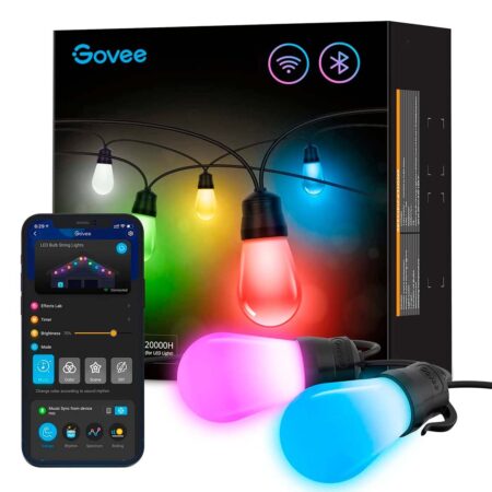 Govee Lyskæde - RGBW - WiFi + Bluetooth - Smart Home - Udendørs (H7020)