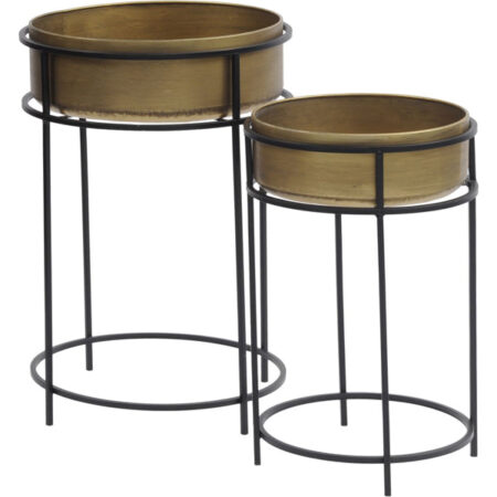 Libra Urban Botanic Collection - Set of 2 Tall Stand Planter | Outlet
