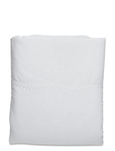 Linge D'antan Blanket Home Sleep Time Blankets & Quilts Hvid Tartine Et Chocolat