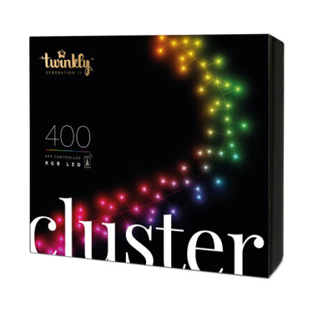 Twinkly Cluster lyskæde | farvet lys | 6 meter | 400 lys