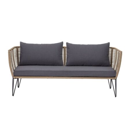 Bloomingville Mundo Sofa L: 175 cm - Metal/Brun