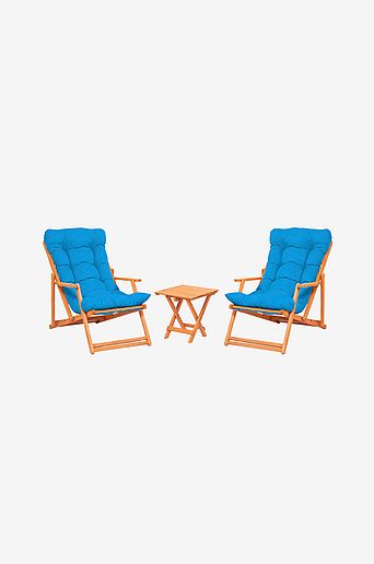 Havesæt med bord og stole (3 dele) - Larin