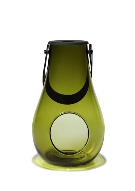 Holmegaard Design With Light Lanterne H: 25 cm - Olivengrøn