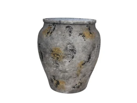 Muubs, Hanja krukke 35, cement, Weathered rusty,Ø31xH35 cm