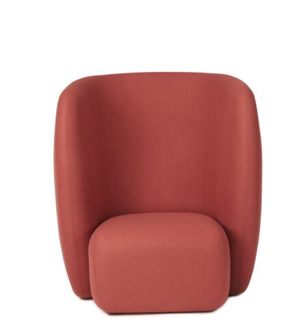 Warm Nordic Haven Lounge Chair SH: 40 cm - Apple Red