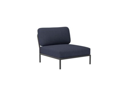 HOUE - LEVEL / Lounge Chair - Havestol - Indigo/Dark Grey - L81 x W95 x H82 x SH38 cm