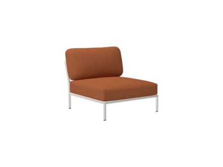 HOUE - LEVEL / Lounge Chair - Havestol - Rust/Muted White - L81 x W95 x H82 x SH38 cm