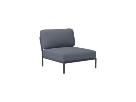 HOUE - LEVEL / Lounge Chair - Havestol - Sky/Dark Grey - L81 x W95 x H82 x SH38 cm