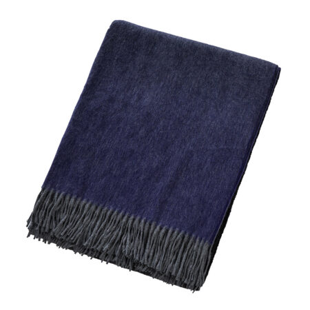 Begg x Co - Nuance Ombre 100% Cashmere Throw - Blue