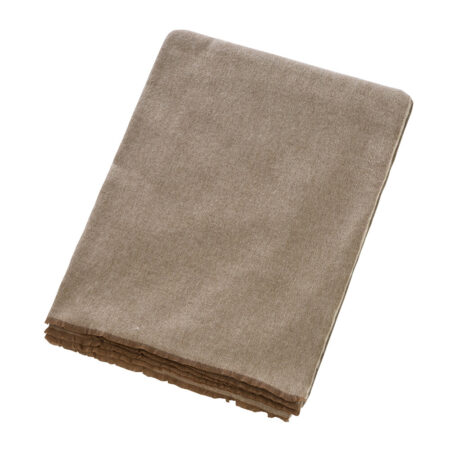 Begg x Co - Vale Reversible Lambswool/Cashmere Throw - Vicuna/Sand