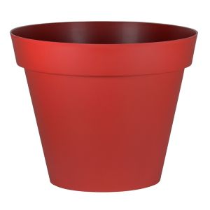 Blooma Nurgul Red Plastic Circular Plant Pot (Dia)100Cm