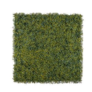 Boxwood Square Artificial Plant Wall, (H)1M (W)1M Green