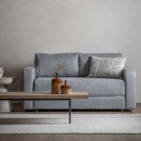 Bridestowe 2 Seater Sofa Bed in a Box - Stone Textured Weave