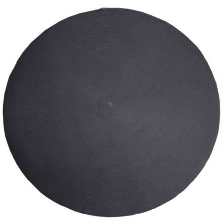 Cane-line Circle udendørstæppe - Mørkegrå - Ø200 cm