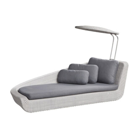 Cane-line Savannah Right Module White Grey Outdoor Daybed