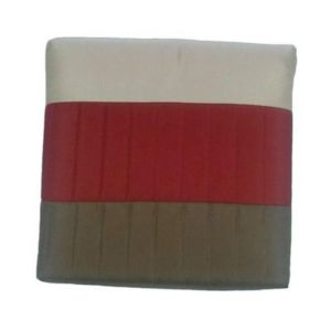 Chartwell Boston Cream & Red Striped Quilted Bed Runner