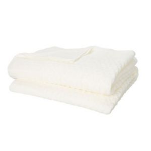 Chartwell Limestone Plain Knitted Throw