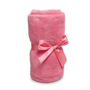 Colours Supersoft Pink Fleece Throw