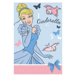 Disney Multicolour Princess Cinderella Fleece Throw