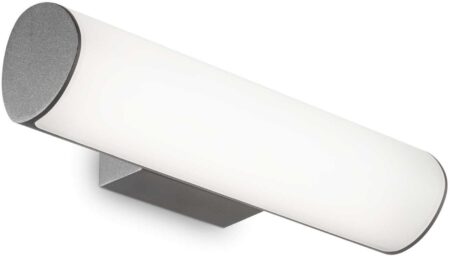 Etere, Udendørs væglampe, Ap, aluminium by Ideal Lux (H: 7 cm. x B: 10 cm. x L: 30 cm., Antracit/3000 kelvin)