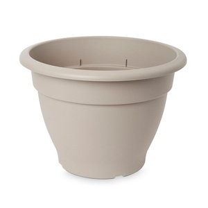 Florus Taupe Plastic Bell Plant pot (Dia)55cm