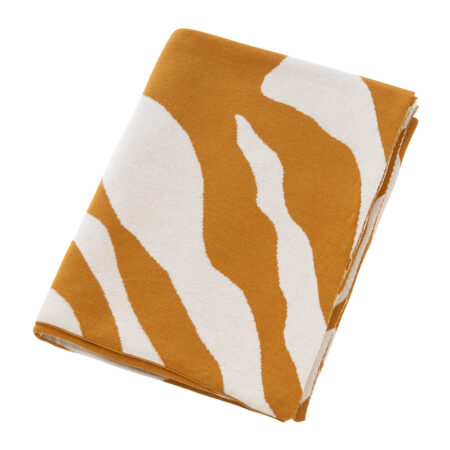 Global Explorer - Tiger Print Knitted Throw - 130x170cm