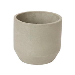 Grey Clay Plant pot (Dia)22cm