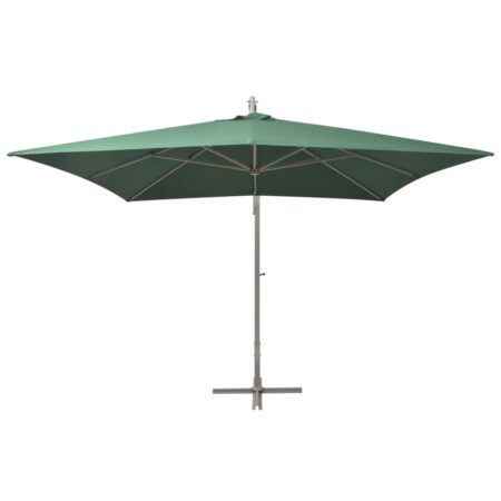 Grøn parasol 300 x 300 cm