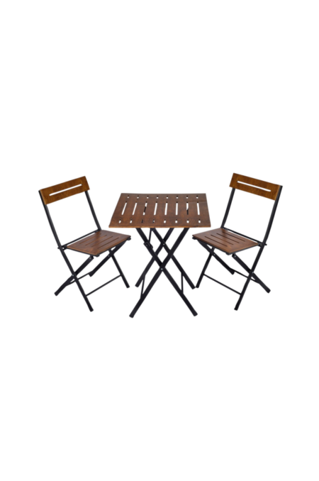 Havesæt med bord og stole (3 dele) Straight