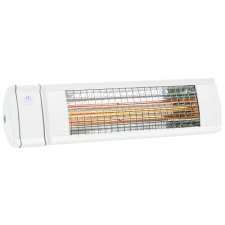 Heat1 terrassevarmer - Vægmodel 212-312 - Hvid