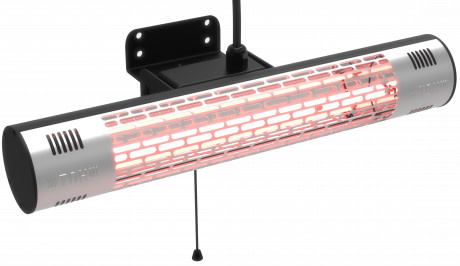 infrarød terrassevarmer vægmodel GT, 1500W → Se online her!