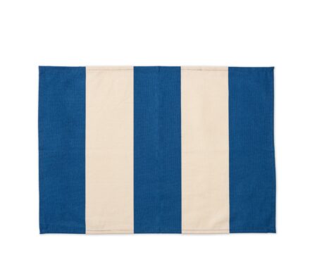 Jou Quilts - Viskestykke, blå/creme - 45x65 cm.