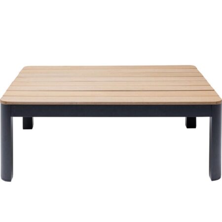 KARE DESIGN Happy Day multifunktionelt havebord/bord med bænk - polywood og aluminium (90x71)