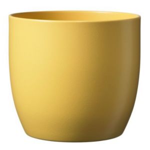Lei Yellow Ceramic Plant Pot (Dia)18Cm