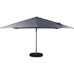 Lerhaga parasoll - Svart/grå