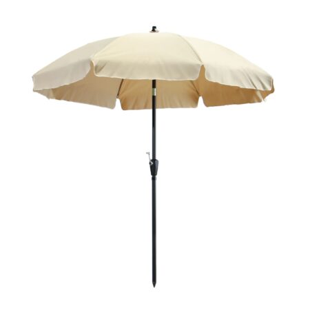 Madison parasol Lanzarote 250 cm rund ecrufarvet